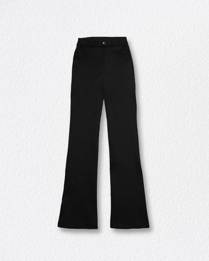 BLACK FLARED PANTS