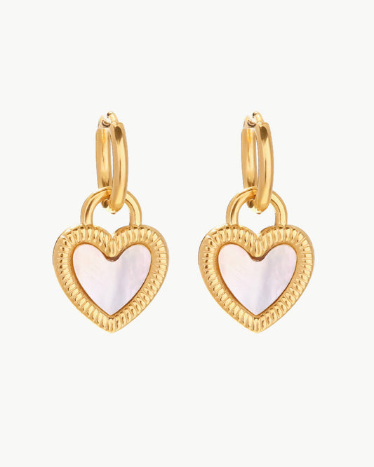 HEART HUGGIE EARRING